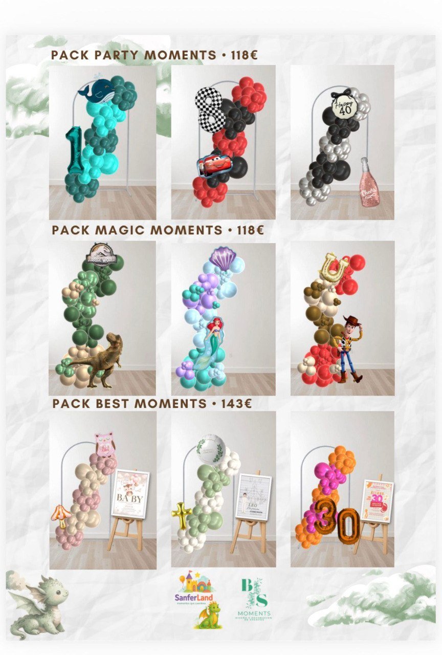 Decoración de extras en Sanferland