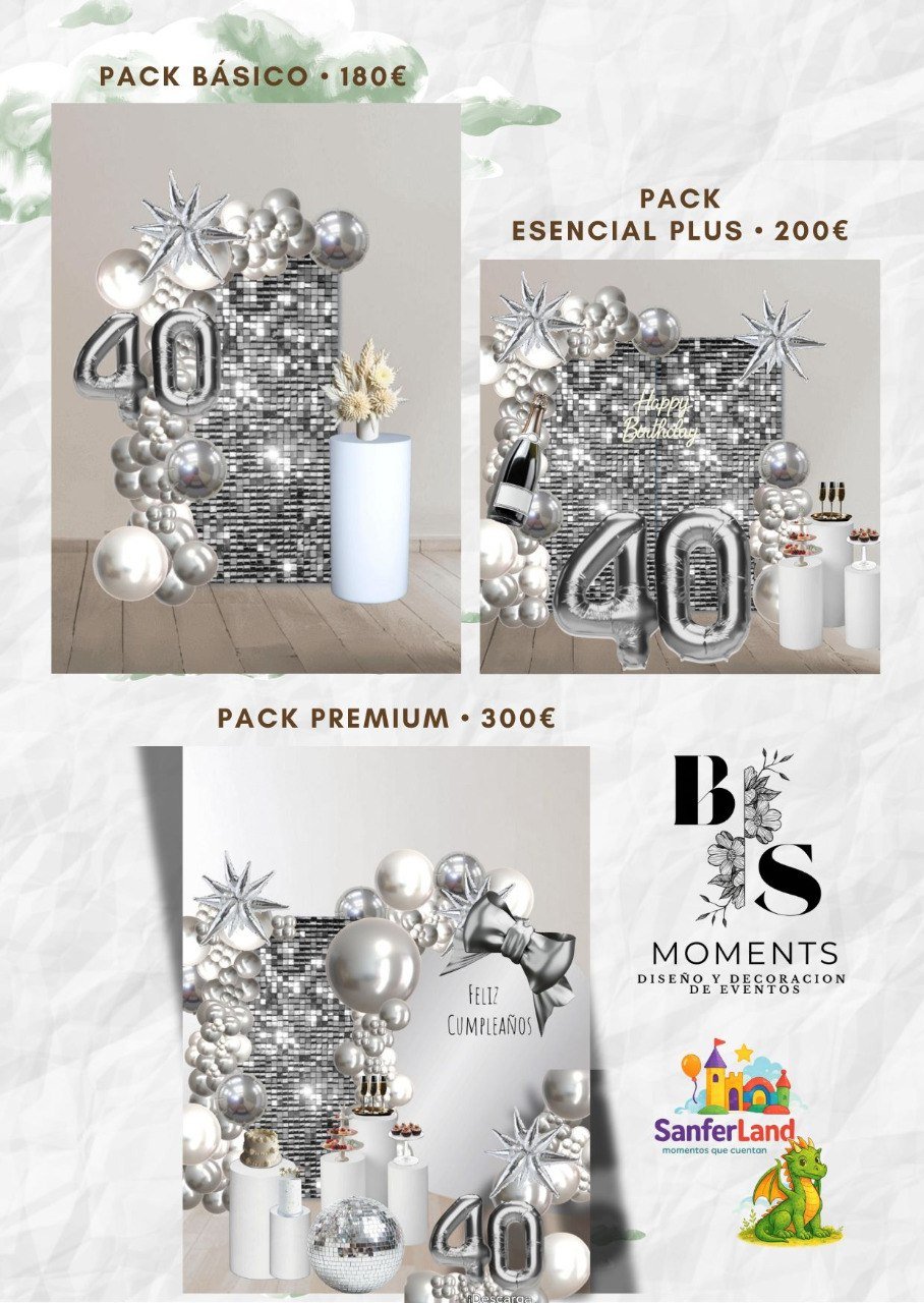 Decoración para fiestas y eventos en Sanferland